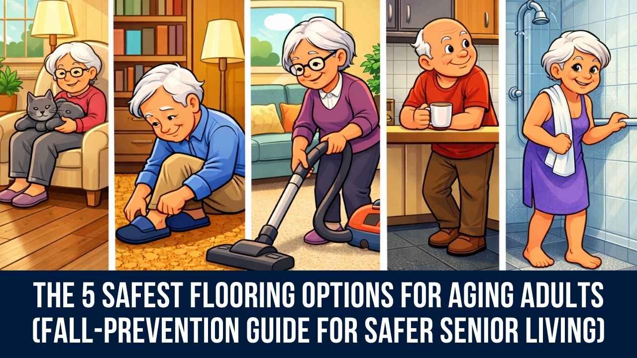 The 5 Safest Flooring Options for Aging Adults (Fall-Prevention Guide for Safer Senior Living)