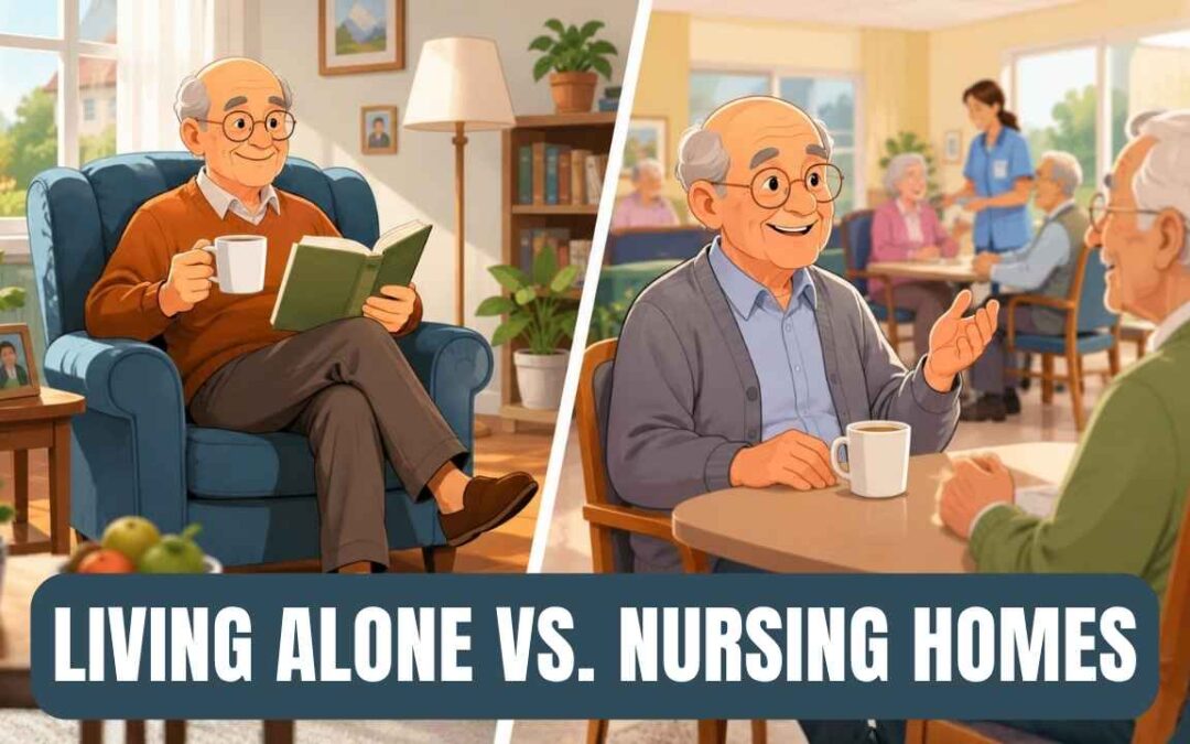 Living Alone vs. Nursing Homes: A Senior’s Guide to Independence, Safety, and Quality of Life